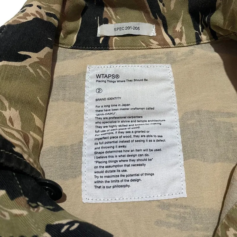 WTAPS Men's Multicolor Outerwear - Preloved WTAPS Men's Multicolor Outerwear - Preloved